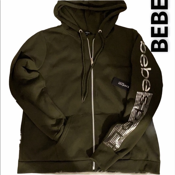 Bebe Jackets Coats Bebe Sweat Jacket Poshmark Bebe Jackets Coats Bebe Sweat Jacket Poshmark